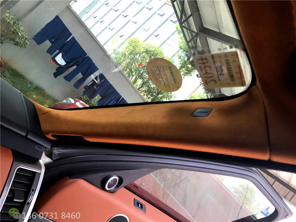 路虎内饰草莓污视频网站｜路虎顶棚蒙咖色麂皮