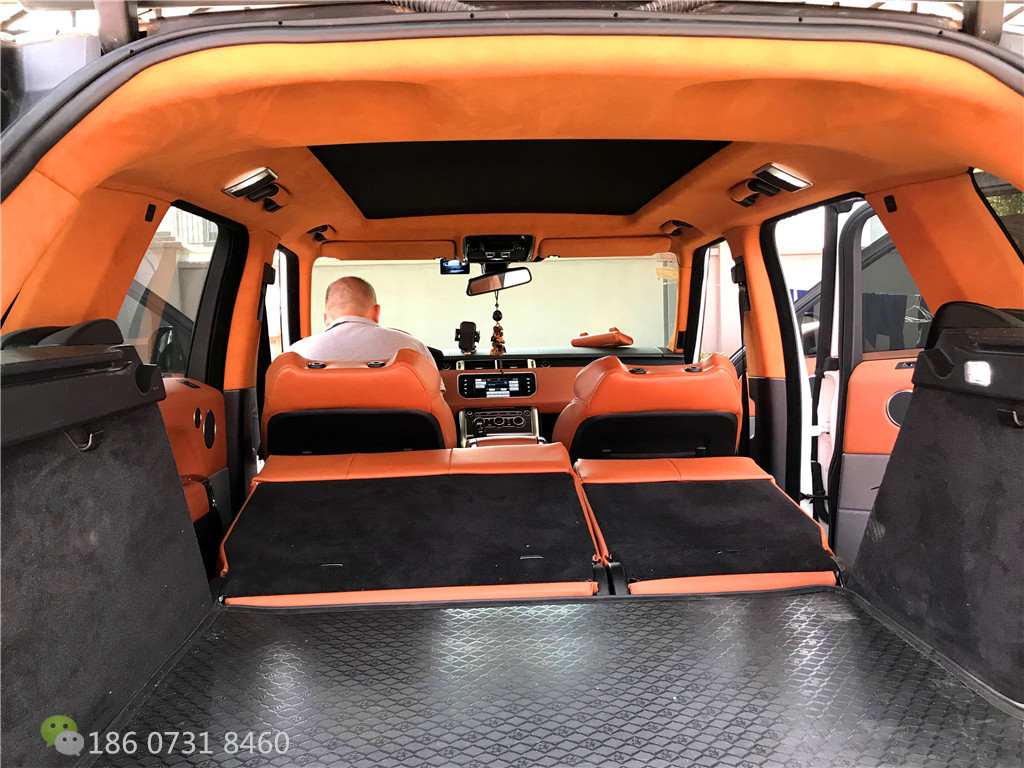 路虎内饰草莓污视频网站｜路虎顶棚蒙咖色麂皮