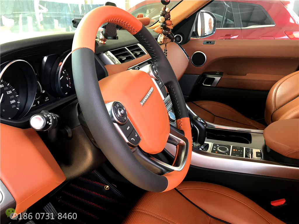 路虎内饰草莓污视频网站｜路虎顶棚蒙咖色麂皮