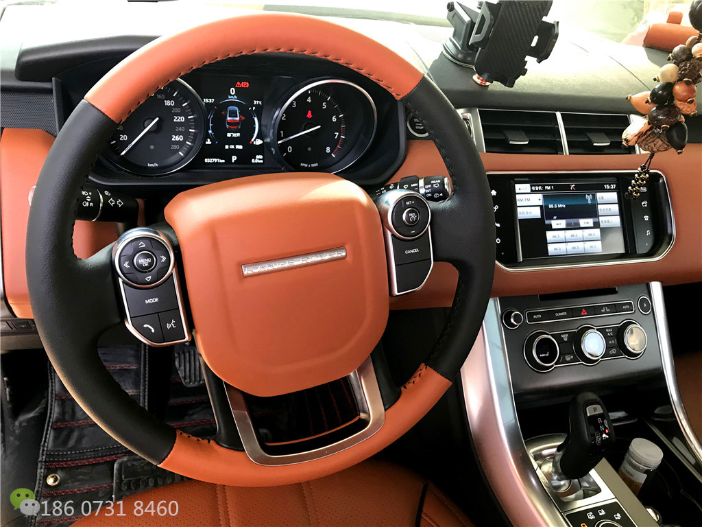 路虎内饰草莓污视频网站｜路虎顶棚蒙咖色麂皮