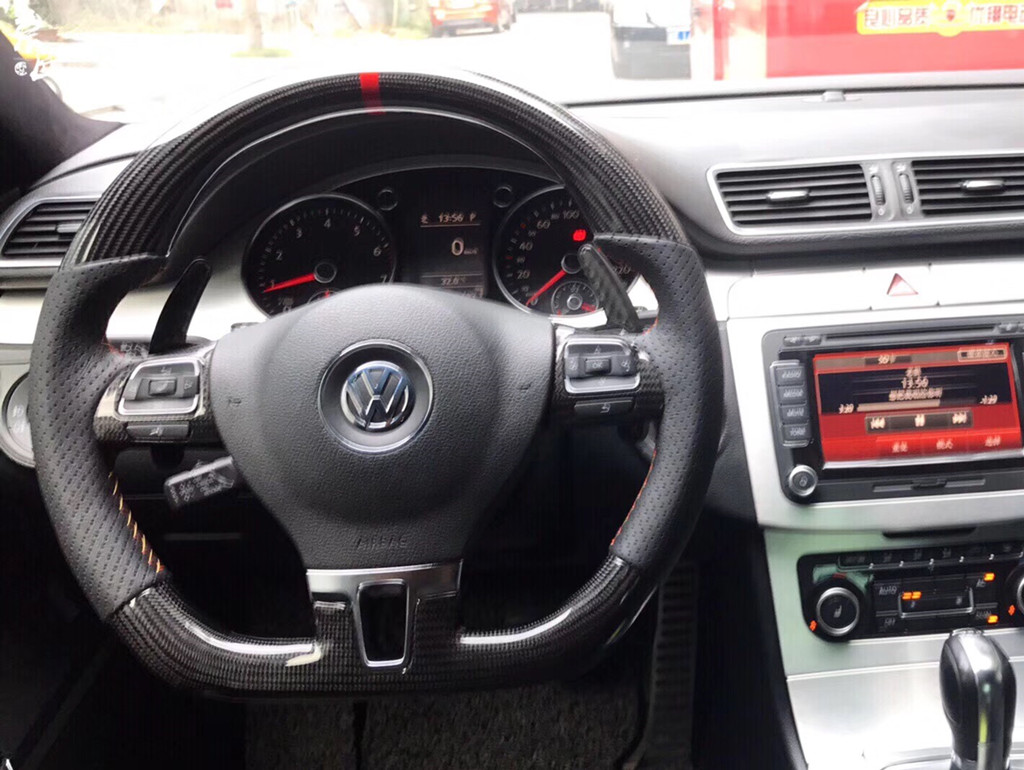 大众CC方向盘草莓污视频网站碳纤维